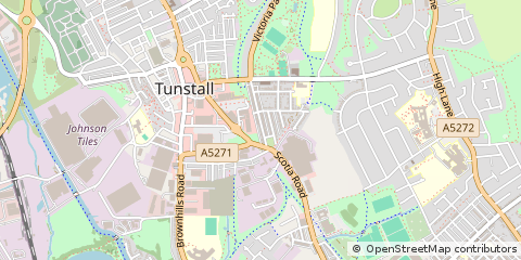 Map of Stoke-on-Trent