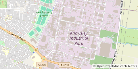 Map of Liverpool, Merseyside