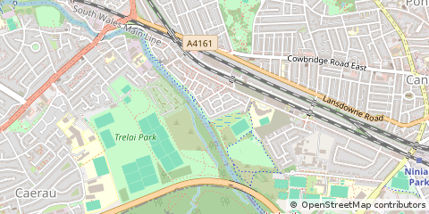 Map of Cardiff