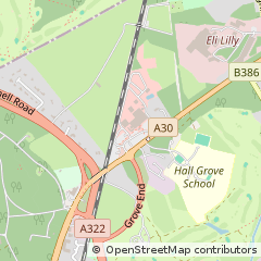 Map of Bagshot