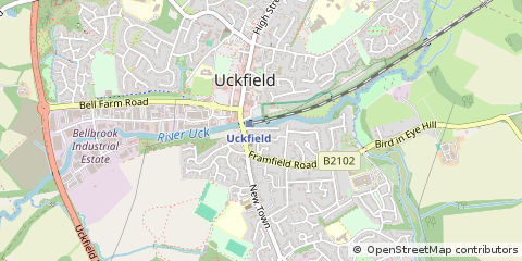 Map of Uckfield