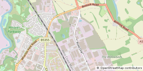 Map of Winsford, Cheshire