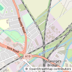 Map of Doncaster
