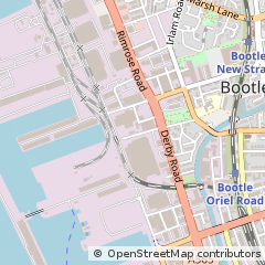 Map of Liverpool, Merseyside