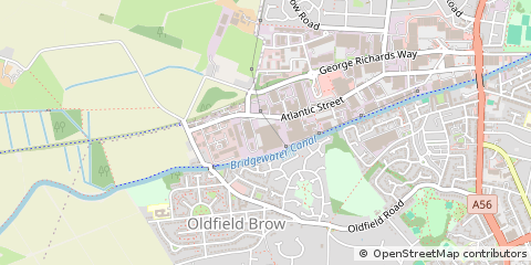 Map of Altrincham