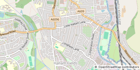 Map of Ilkeston, Derbyshire