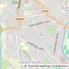 Map of Ilkeston, Derbyshire