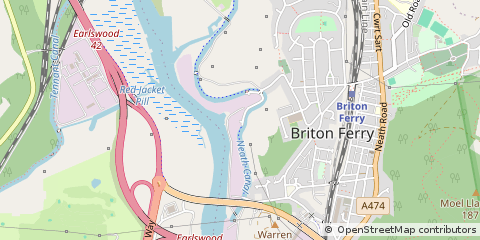 Map of Neath