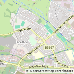 Map of Newcastle, Staffordshire