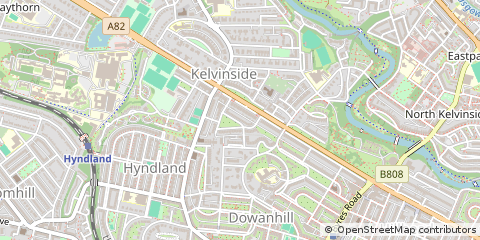Map of Glasgow
