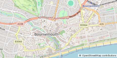 Map of Bournemouth