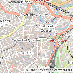 Map of Sheffield
