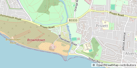 Map of Gosport, Hampshire