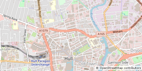 Map of Hull, East Yorkshire