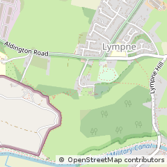 Map of Hythe, Kent