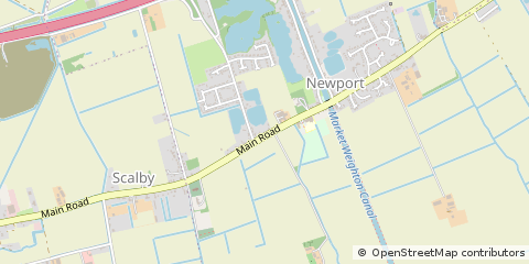 Map of Brough, East Yorkshire