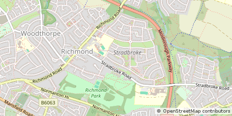 Map of Sheffield