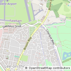 Map of LEE-on-the-Solent, Hants
