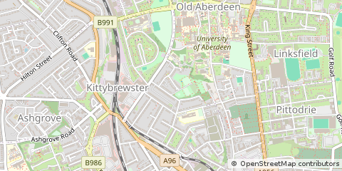 Map of Aberdeen