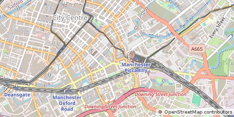 Map of Manchester