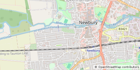 Map of Newbury