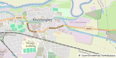 Map of West Yorkshire