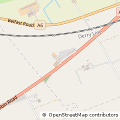 Map of Ballyclare, County Antrim