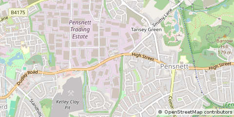 Map of Kingswinford, West Midlands