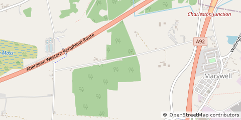 Map of Portlethen, Aberdeenshire