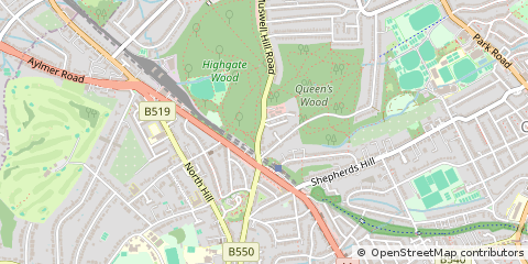 Map of London, East Sussex