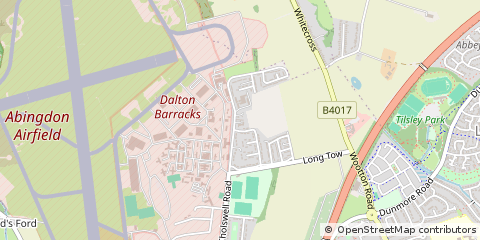 Map of Shippon, Abingdon