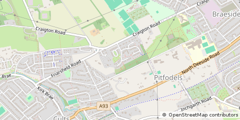 Map of Aberdeen