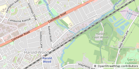 Map of Romford