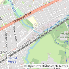 Map of Romford