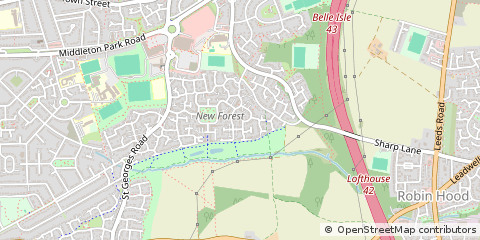 Map of Leeds