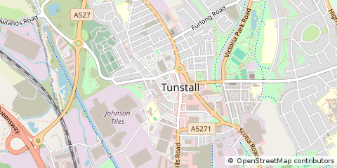 Map of Stoke on Trent