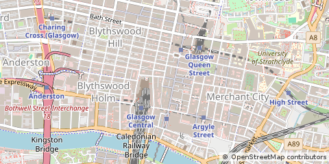 Map of Glasgow