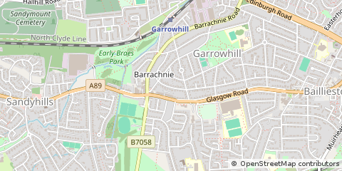 Map of Glasgow