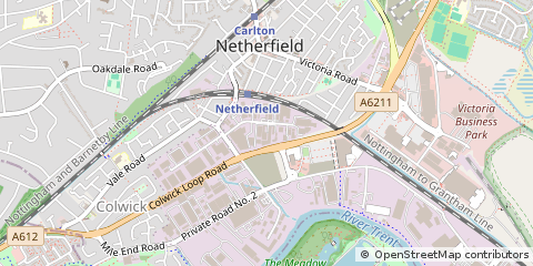 Map of Nottingham