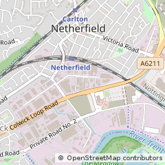 Map of Nottingham