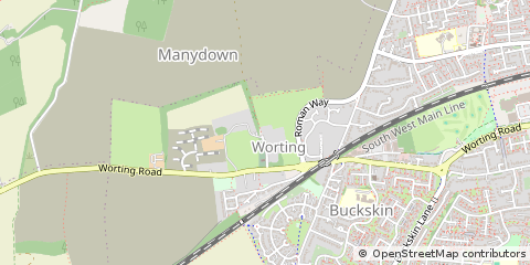 Map of Basingstoke, Hampshire