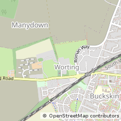 Map of Basingstoke, Hampshire