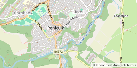Map of Penicuik