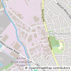 Map of Walsall, West Midlands