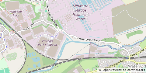Map of Sutton Coldfield, West Midlands