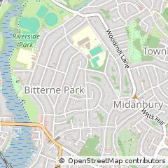 Map of Southampton, Hampshire
