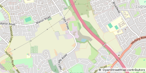 Map of Ossett, West Yorkshire
