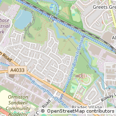 Map of Oldbury
