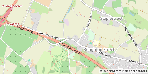 Map of Faversham