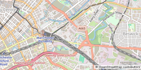 Map of Manchester